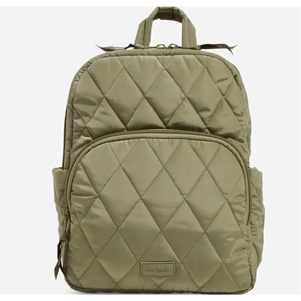 VERA BRADLEY ULTRALIGHT SMALL COMPACT BACKPACK - SAGE